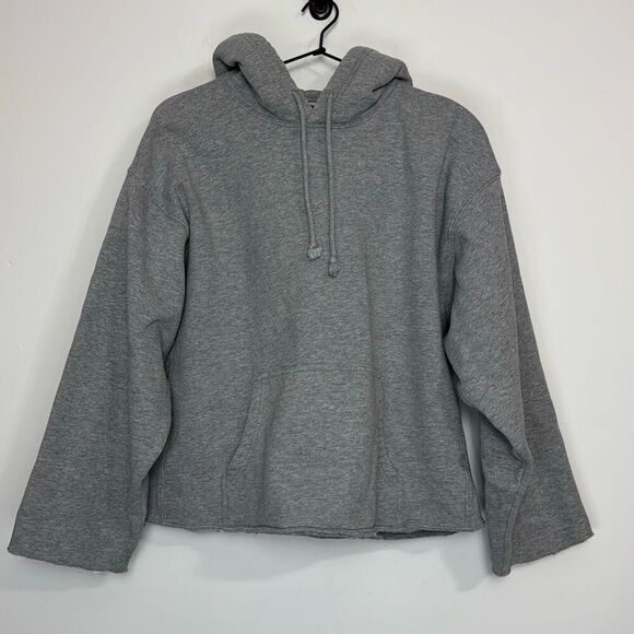 Aritzia TNA Cozy AF Fleece Cut Off Hoodie 2 - Picture 1 of 7